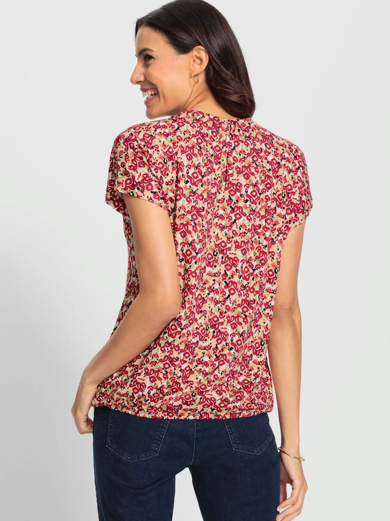 T-shirt imprimé avec viscose (ecovero)