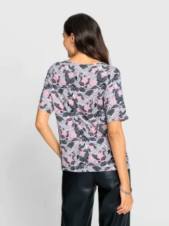 T-shirt imprimé avec viscose (ecovero)