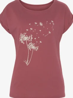 T-shirt imprimé fantaisie « pissenlit » devant