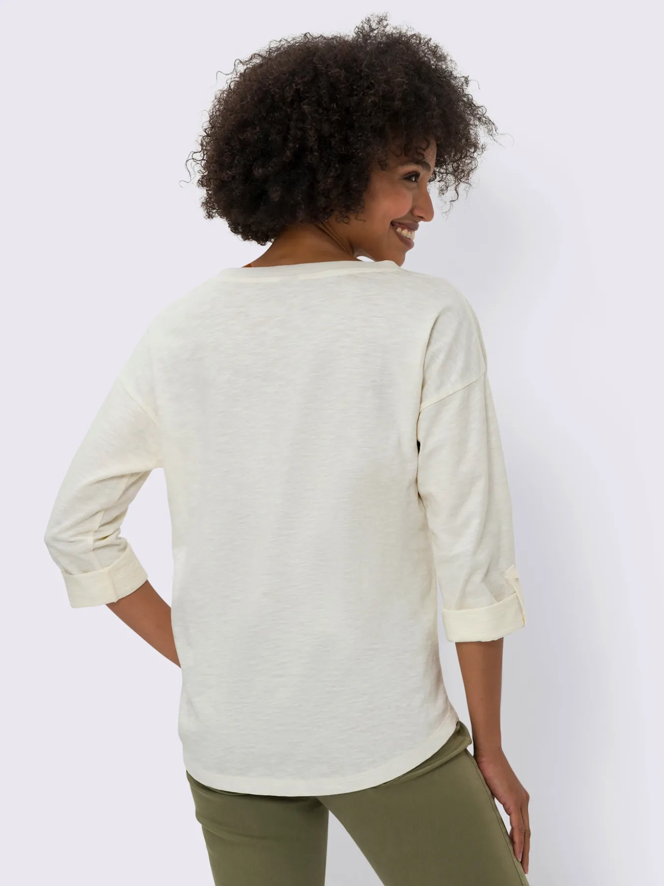 T-shirt imprimé imprimé feuille brillant