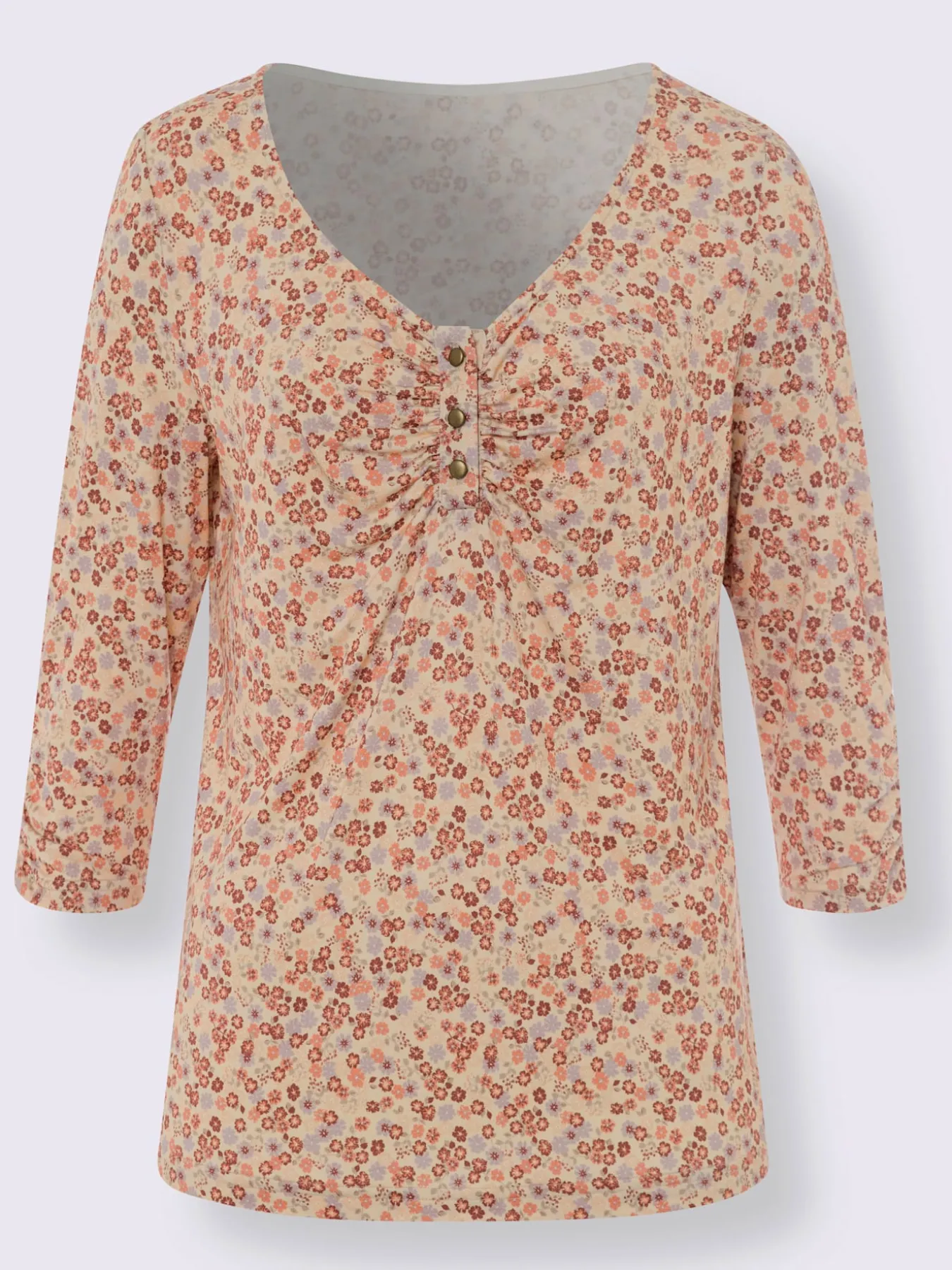 T-shirt imprimé imprimé mille fleurs