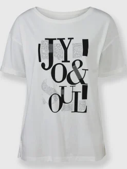 T-shirt imprimé inscription tendance