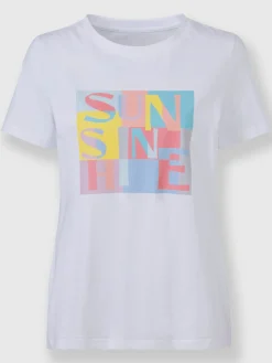 T-shirt imprimé joli imprimé devant