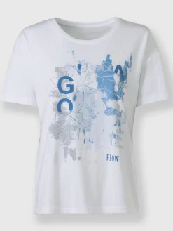 T-shirt imprimé joli imprimé devant