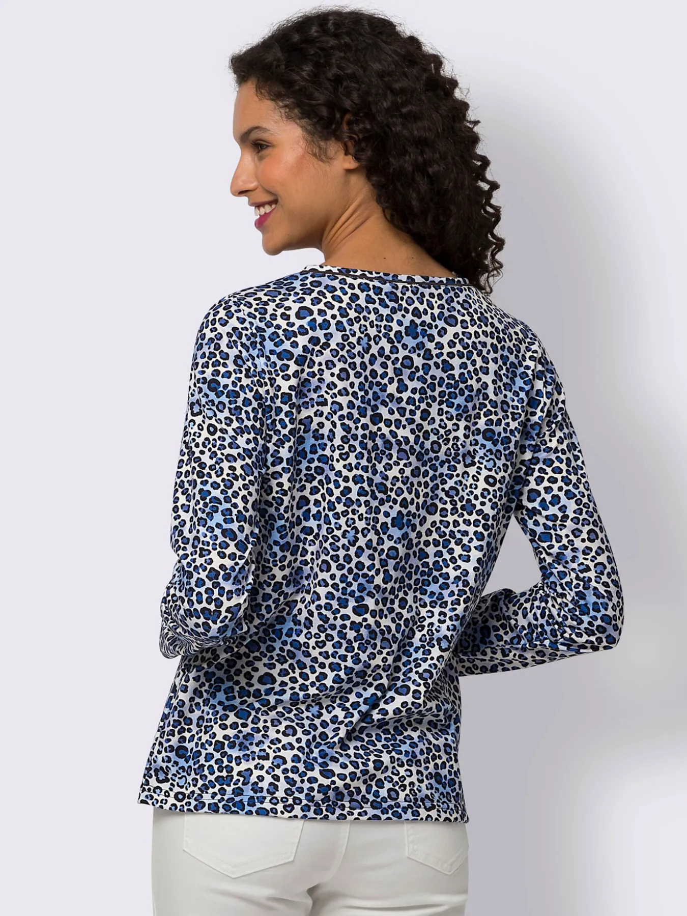 T-shirt imprimé joli motif léopard