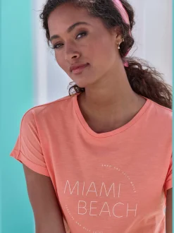 T-shirt imprimé tendance devant