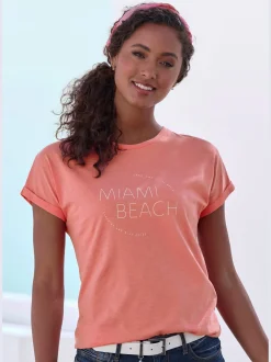 T-shirt imprimé tendance devant