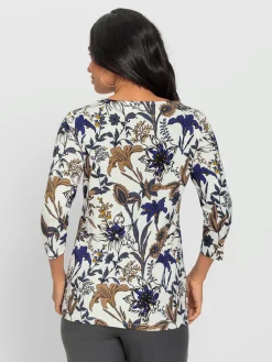 T-shirt imprimé viscose