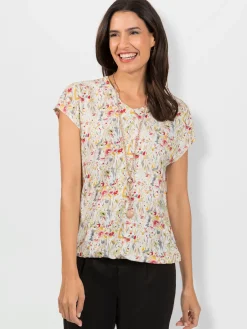 T-shirt imprimé viscose