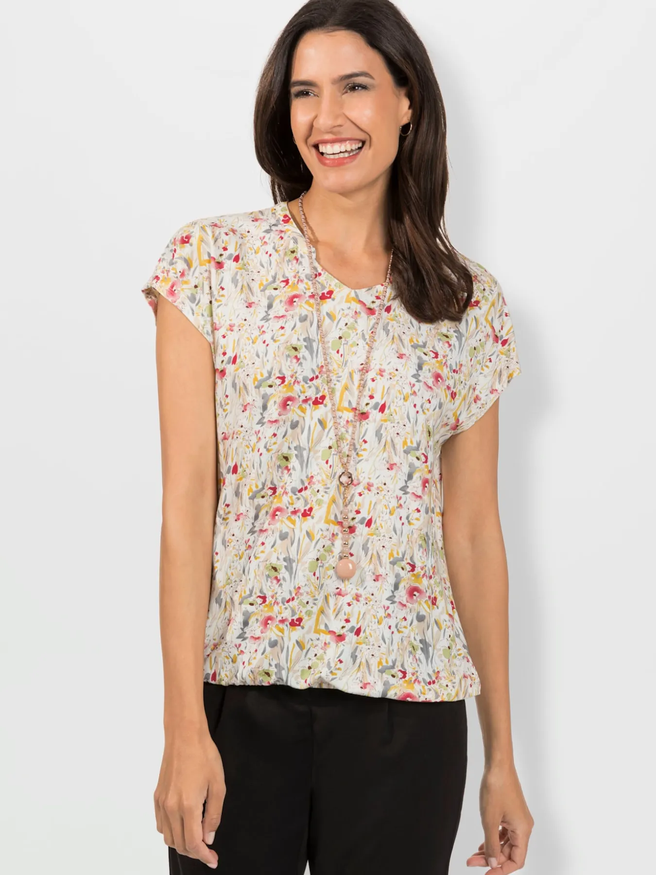 T-shirt imprimé viscose