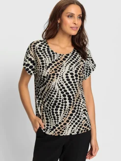 T-shirt imprimé viscose