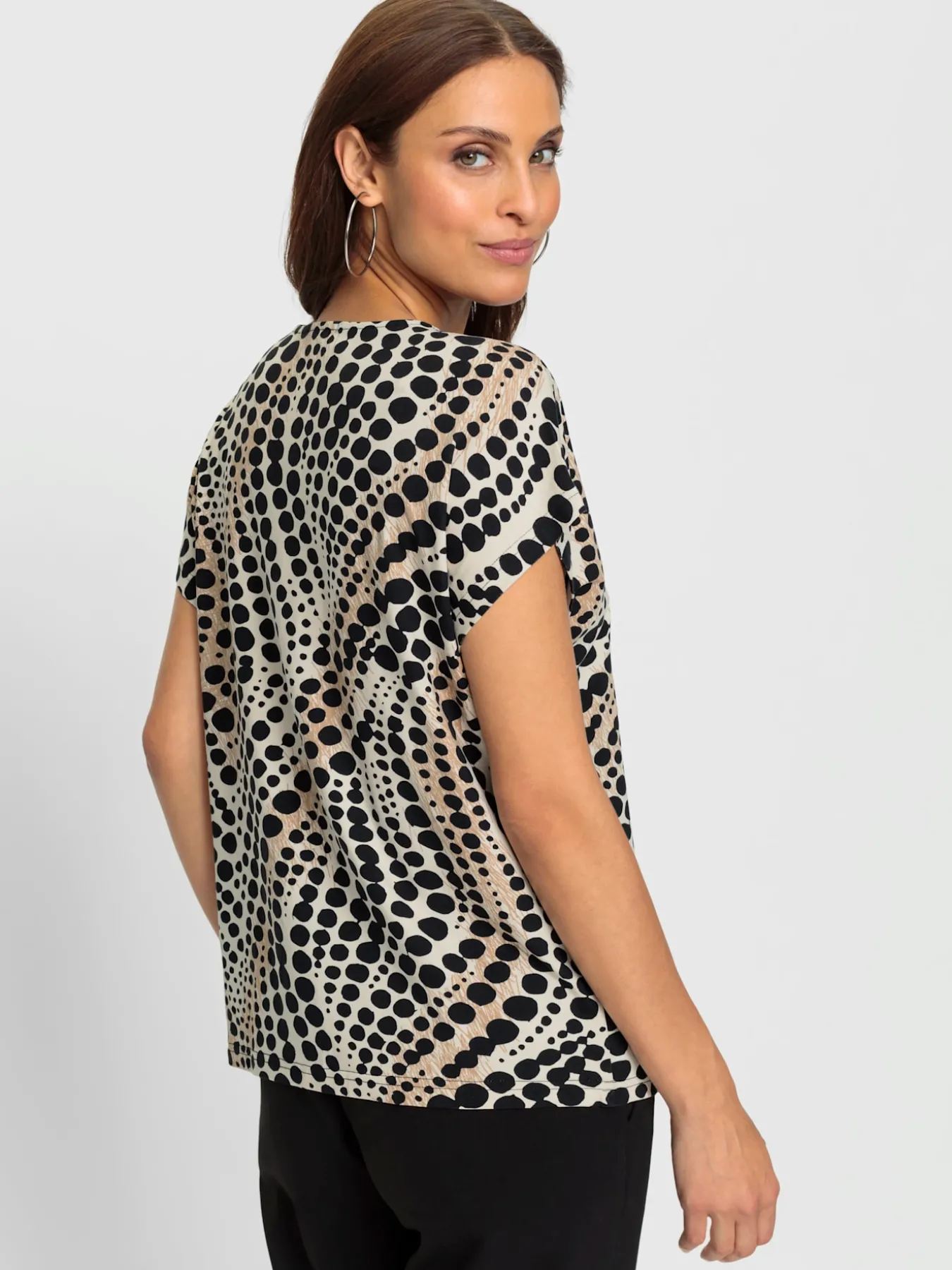 T-shirt imprimé viscose