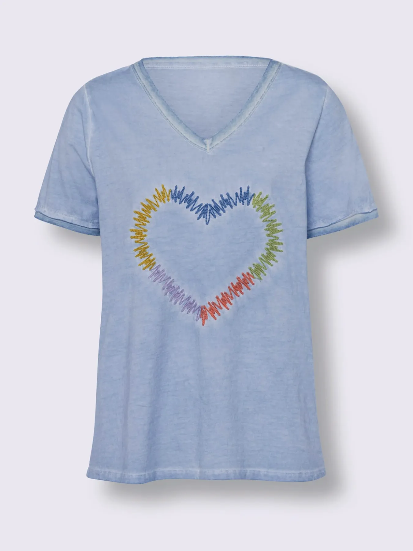 T-shirt jolie broderie