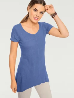 T-shirt long coupe évasée tendance