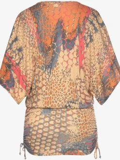 T-shirt long encolure ronde