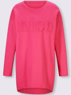 T-shirt long inscription tendance