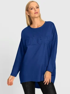 T-shirt long inscription tendance
