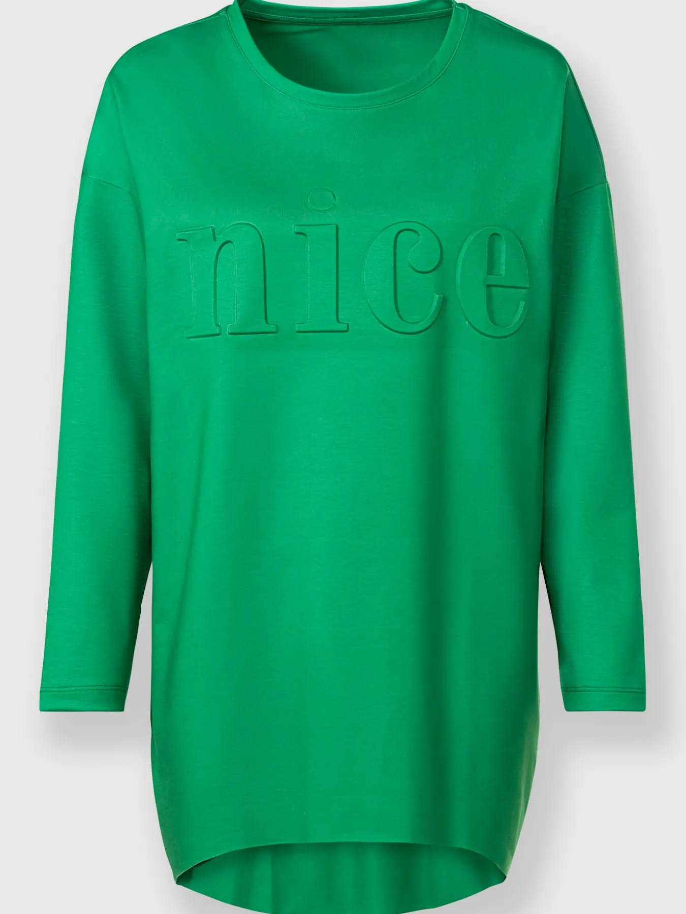 T-shirt long inscription tendance