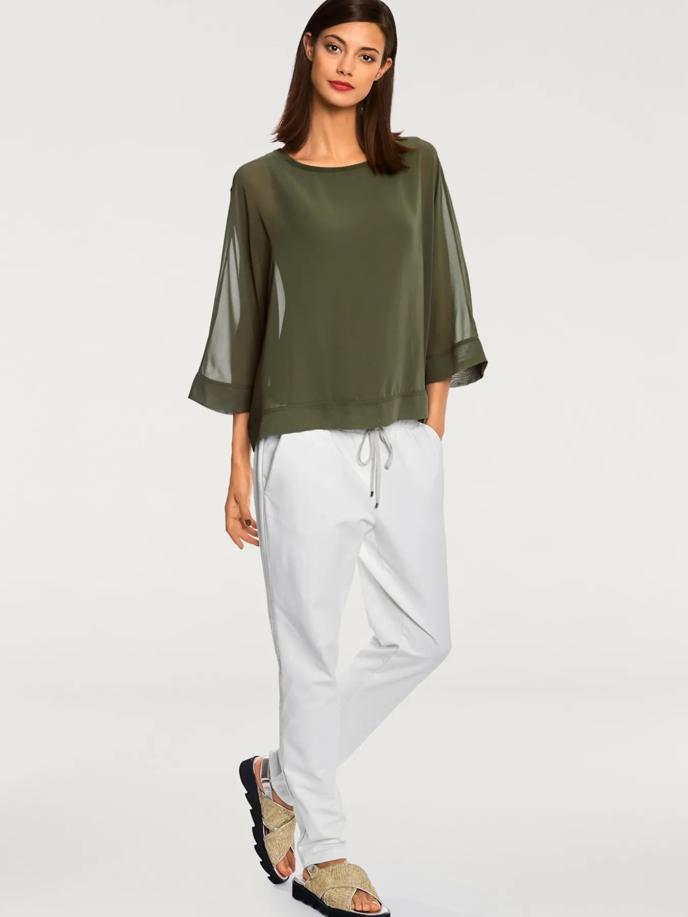 T-shirt look ample tendance