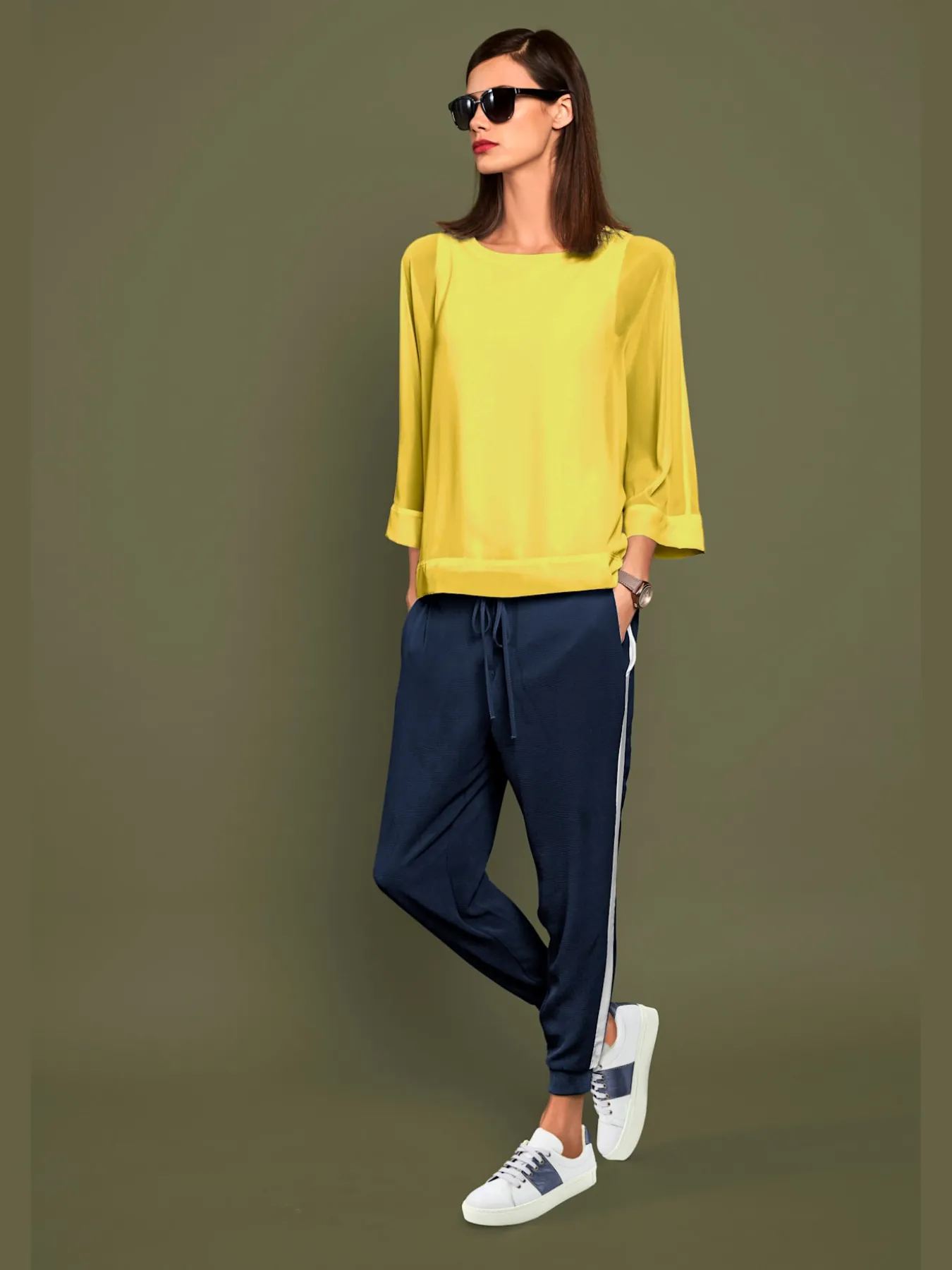 T-shirt look ample tendance