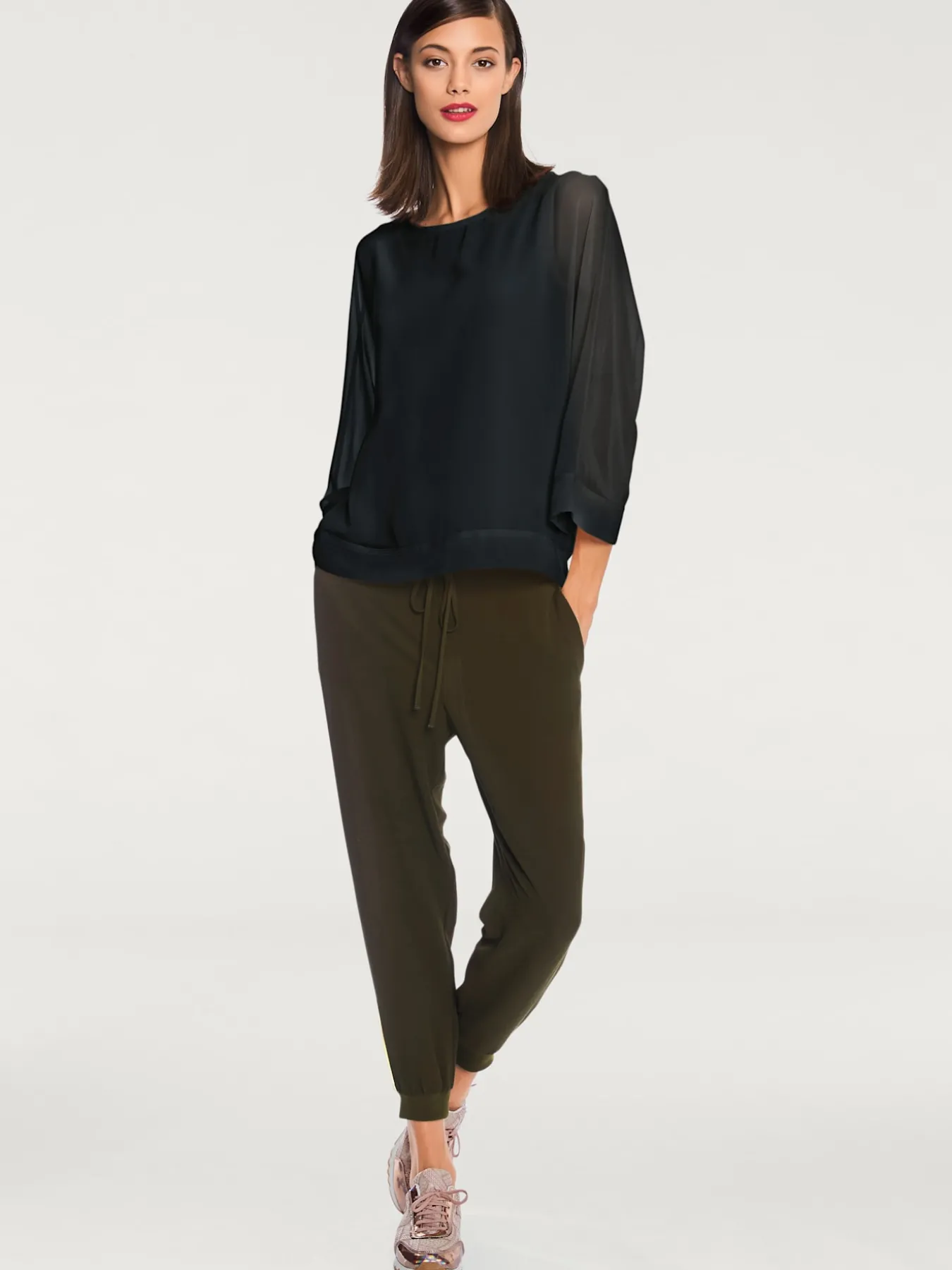 T-shirt look ample tendance
