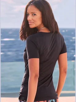 T-shirt look superposé tendance