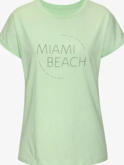 T-shirt lot avec imprimé tendance uni devant