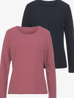 T-shirt manches longues basiques tendance