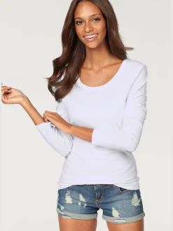 T-shirt manches longues basique bien-être