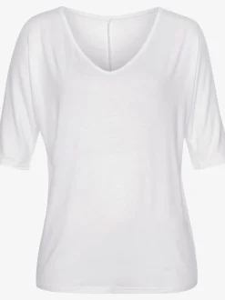 T-shirt manches mi-longues avec découpe
