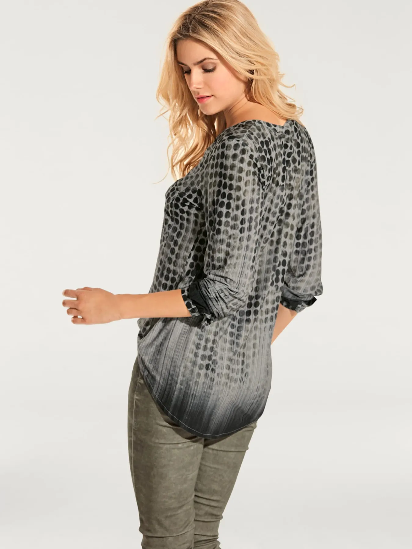 T-shirt motif à pois tendance