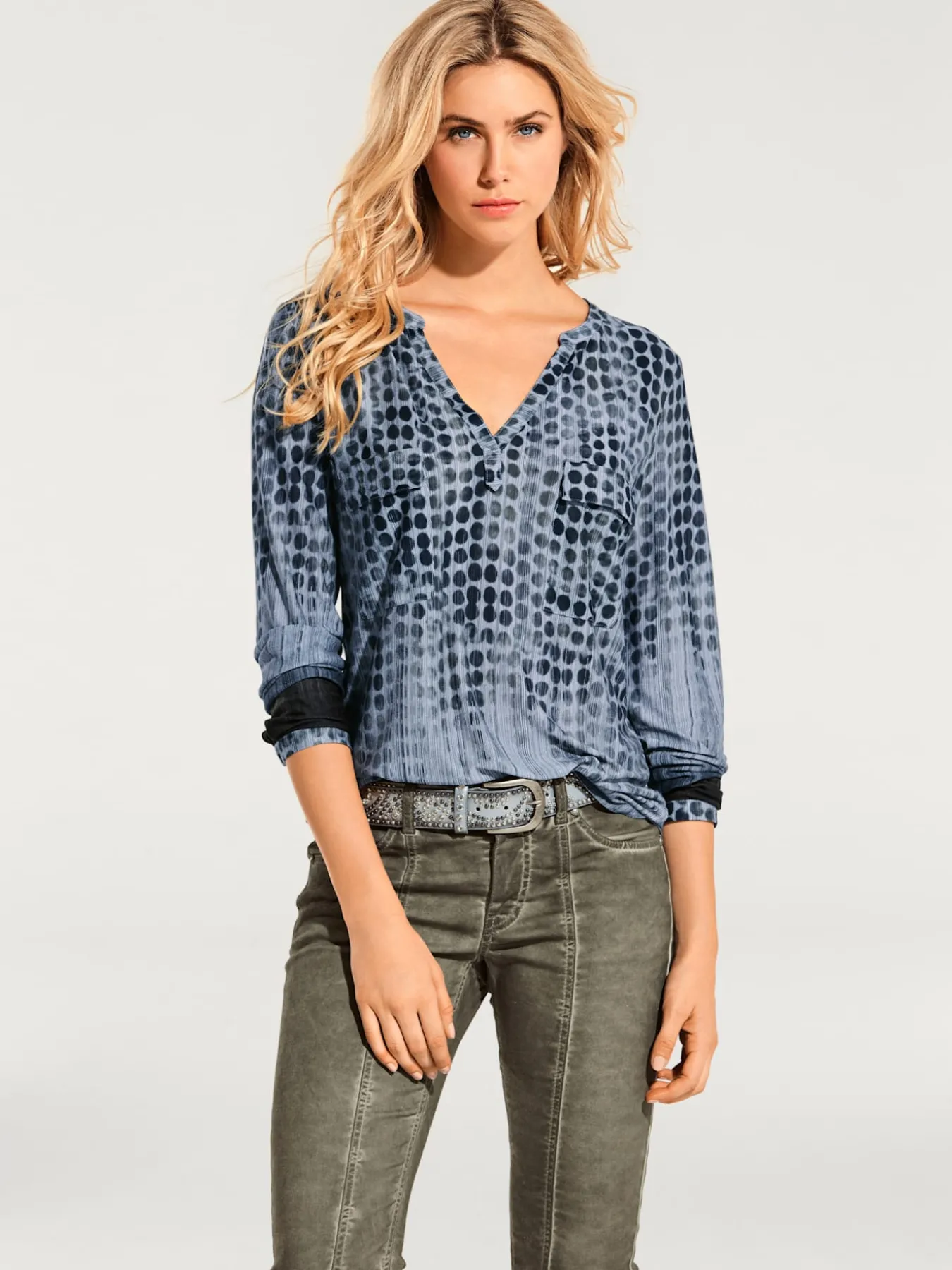 T-shirt motif à pois tendance