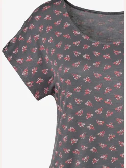 T-shirt petit nœud et découpe au niveau des manches