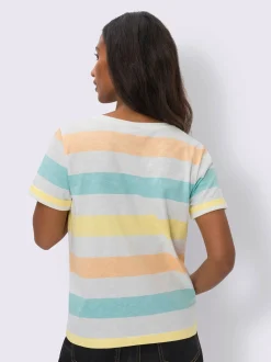 T-shirt rayé rayures tendance