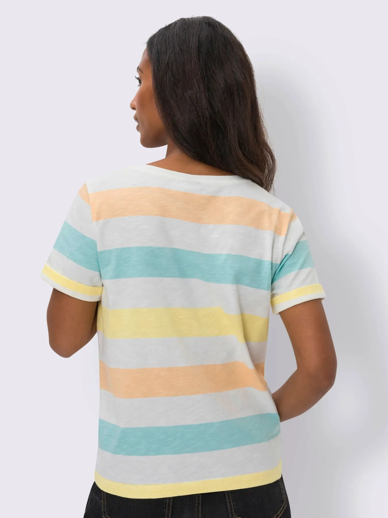 T-shirt rayé rayures tendance