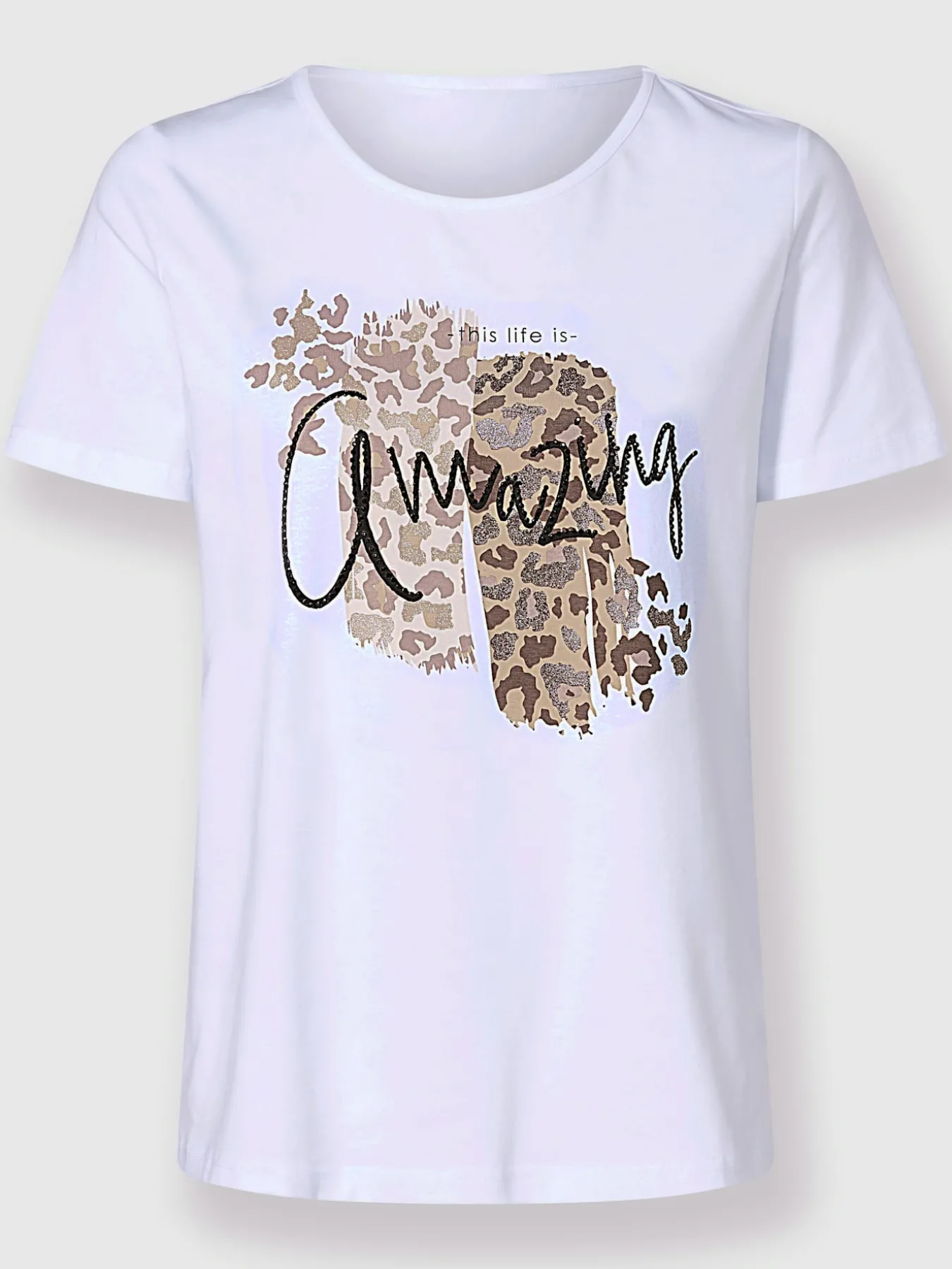 T-shirt superbe imprimé brillant