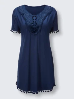Tunique de plage jersey fin
