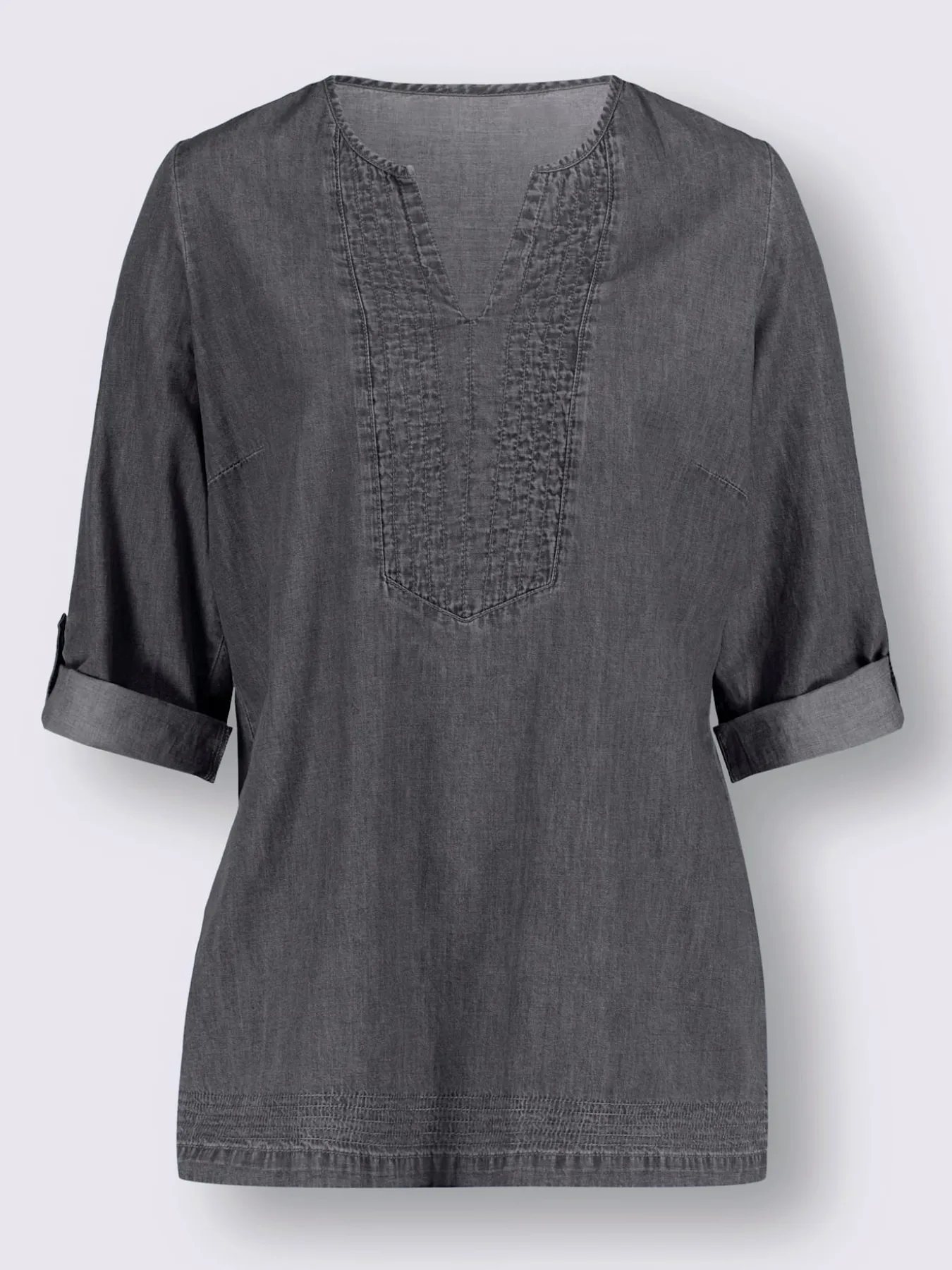 Tunique en jean pur coton