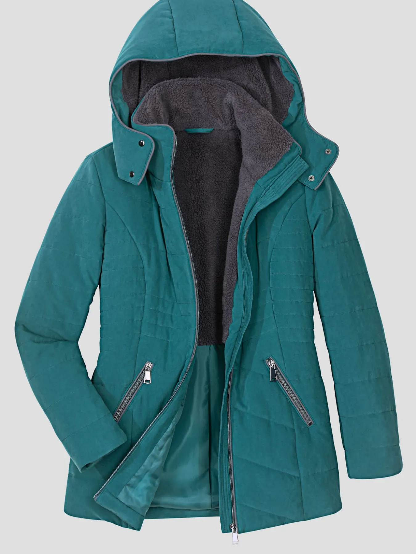 Veste à capuche capuche amovible