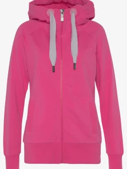 Veste à capuche grande capuche avec coulisse