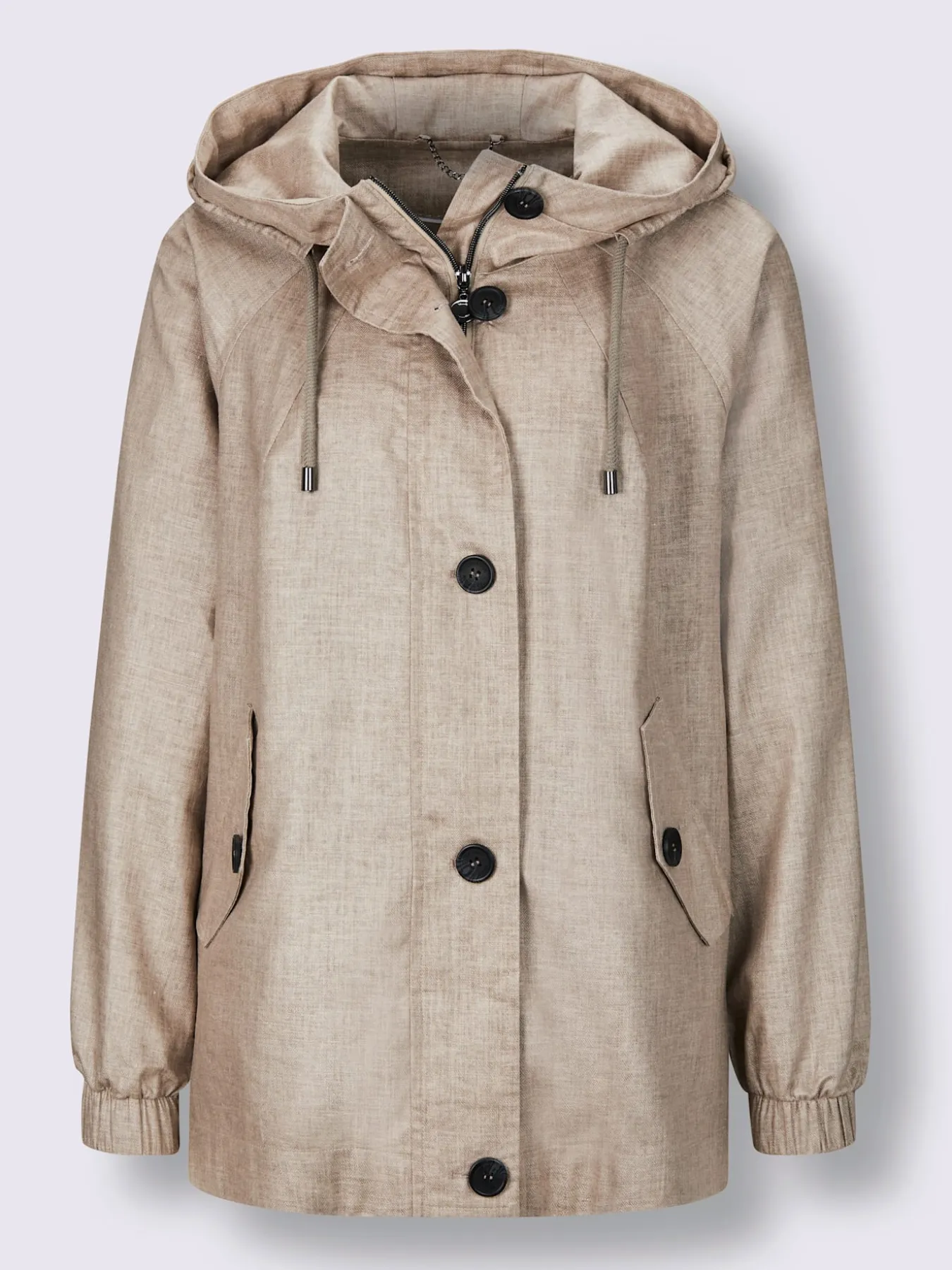 Veste à capuche mélange de qualité