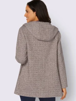 Veste bouclée aspect bouclé