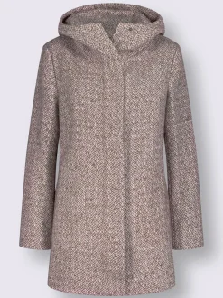 Veste bouclée aspect bouclé