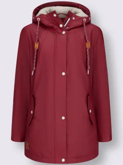 Veste capuche à coulisse et stoppeurs