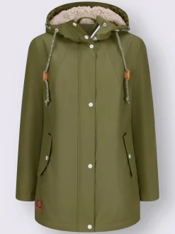 Veste capuche à coulisse et stoppeurs