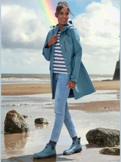 Veste de pluie parka longue à capuche