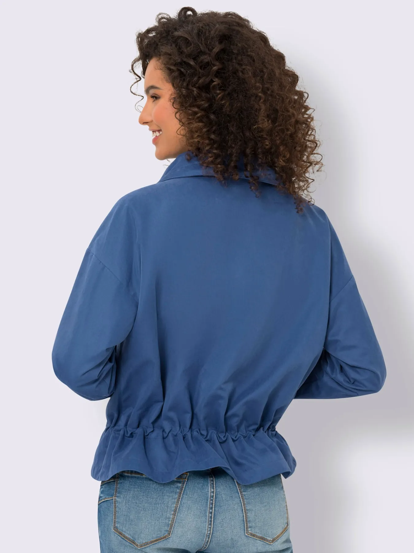 Veste d'extérieur col à revers élégant