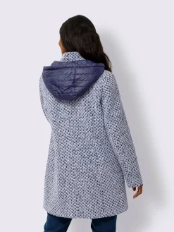 Veste d'extérieur motif structuré discret