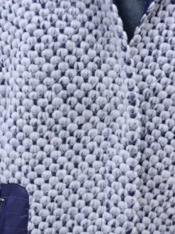 Veste d'extérieur motif structuré discret