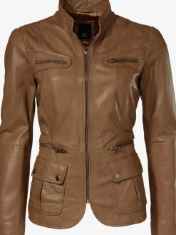 Veste en cuir cuir d'agneau souple